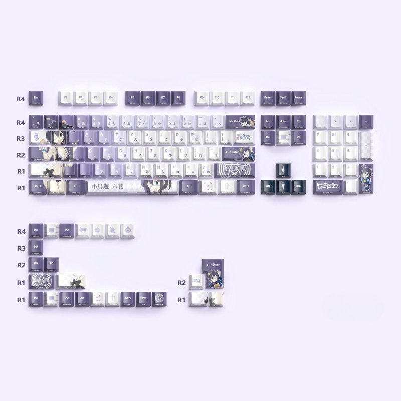 小鳥遊六花 聯名二次元側刻無線機械鍵盤