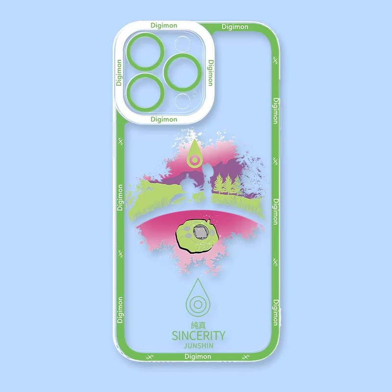 數碼寶貝天使眼透明防摔軟殼