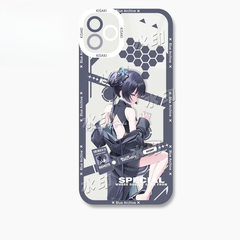 蔚藍檔案龍華妃咲 天使眼透明防摔軟殼