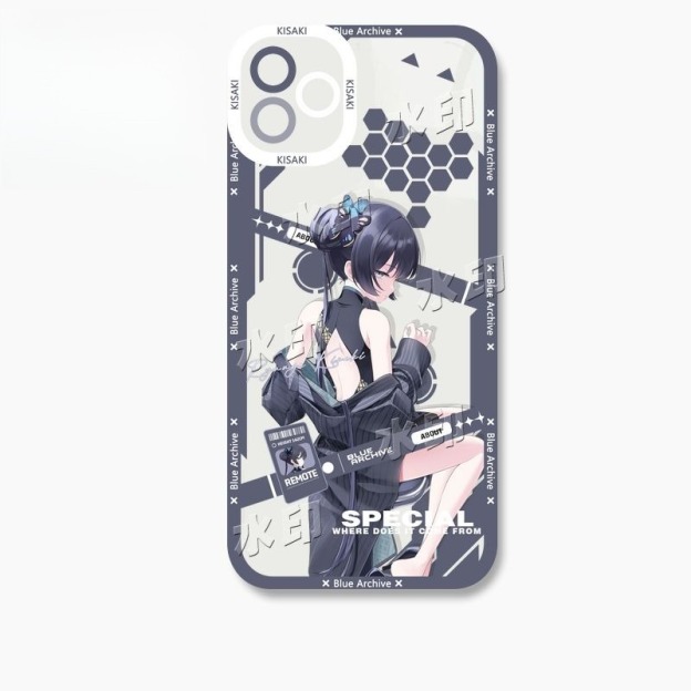 蔚藍檔案龍華妃咲 天使眼透明防摔軟殼