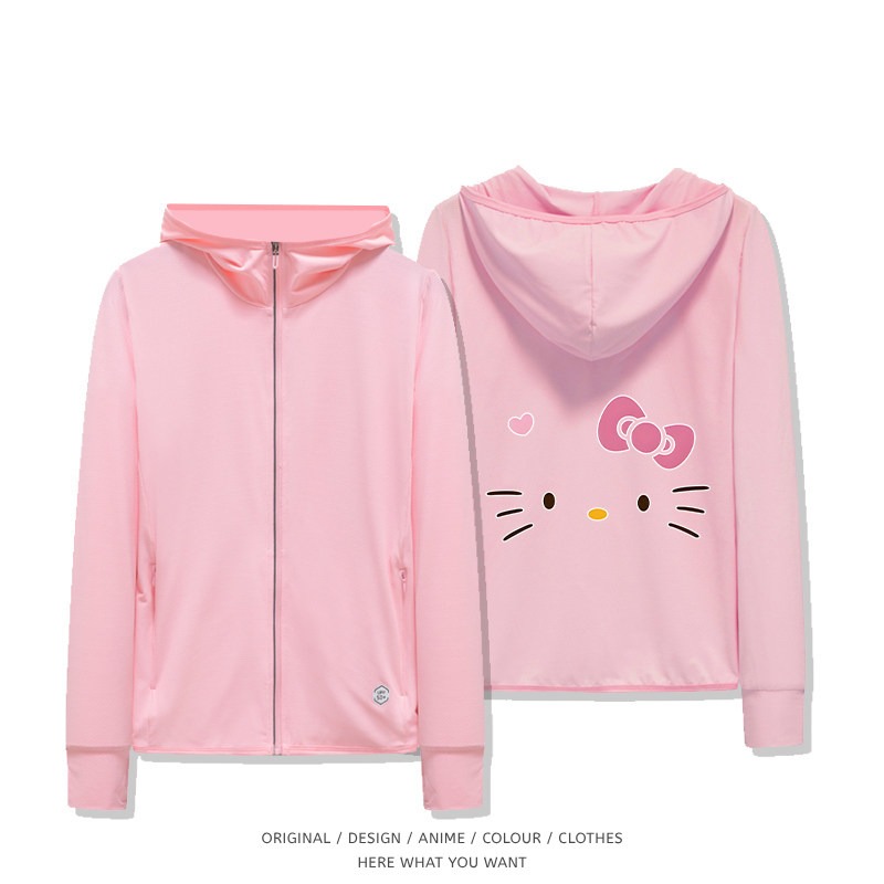 凱蒂貓 Hello Kitty 夏季通勤冰絲速乾涼感防曬外套