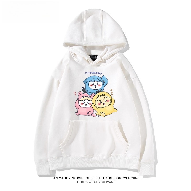 chiikawa X 寶可夢系列 聯名衛衣2025秋冬新款 親子情侶裝連帽衛衣