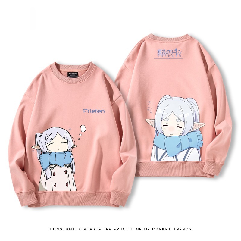 葬送的芙莉蓮 秋冬新款 親子情侶裝圓領長袖