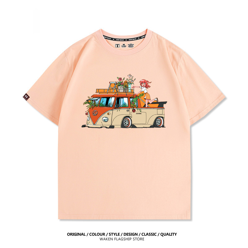 孤獨搖滾 印花T恤-GOODTOYSTUDIO