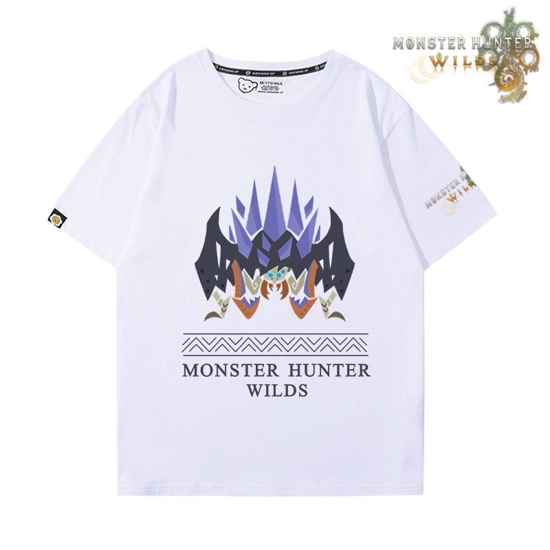 魔物獵人荒野印花短袖T恤