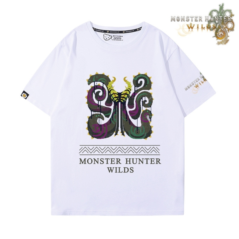 魔物獵人荒野印花短袖T恤
