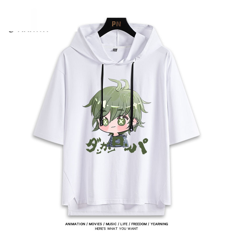 彈丸論破 連帽短袖T恤-GOODTOYSTUDIO