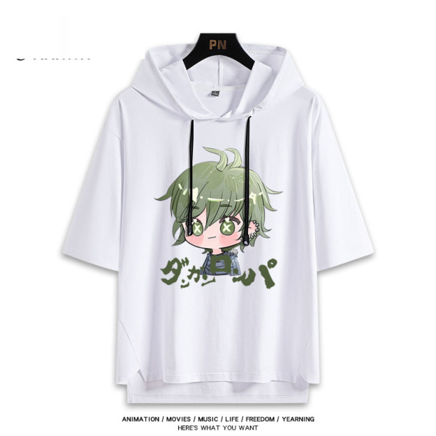 彈丸論破 連帽短袖T恤-GOODTOYSTUDIO