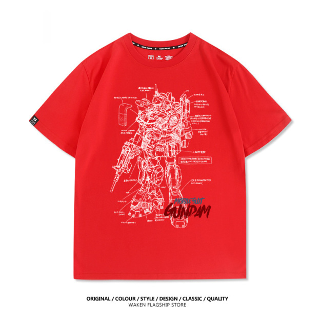 機動戰士鋼彈 印花T恤-GOODTOYSTUDIO