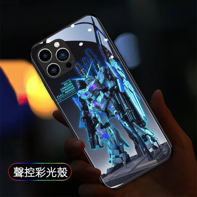 機動戰士鋼彈來電閃智能發光手機殼