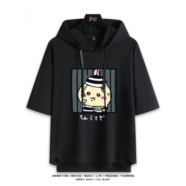 Chiikawa 忘本 連帽短袖T恤