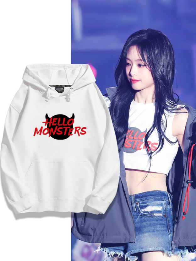 BABYMONSTER 2025秋冬新款 親子情侶男女連帽衛衣