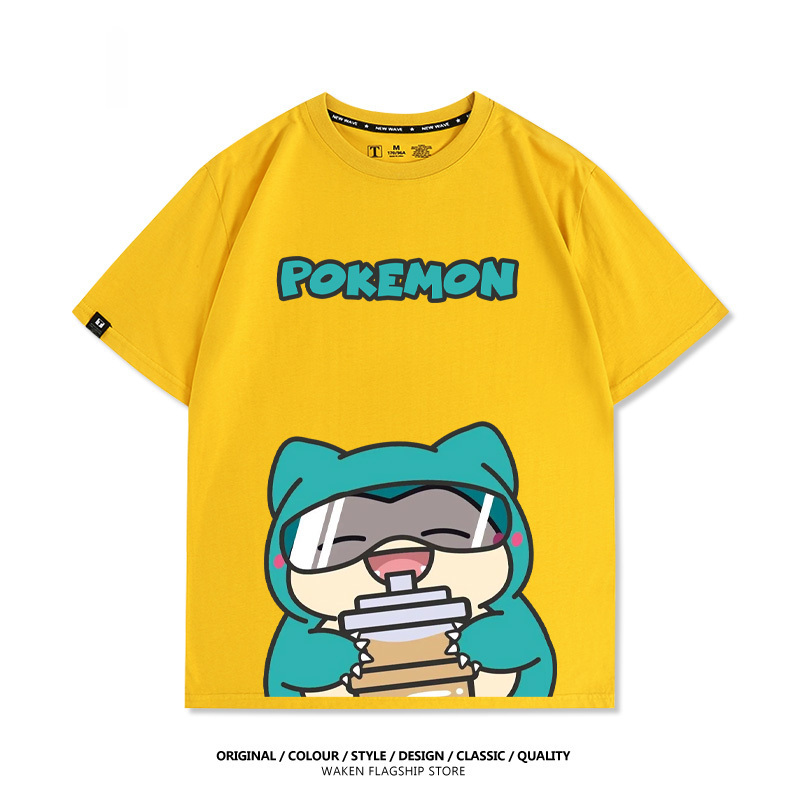 精靈寶可夢 啵啵奶茶 印花T恤-GOODTOYSTUDIO