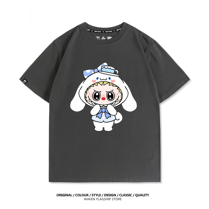 LabubuX三麗鷗 印花T恤-GOODTOYSTUDIO