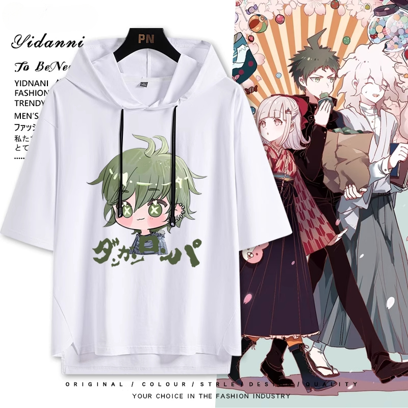 彈丸論破 連帽短袖T恤-GOODTOYSTUDIO