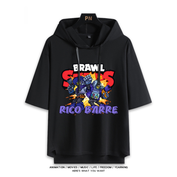 荒野亂鬥 連帽短袖T恤-GOODTOYSTUDIO