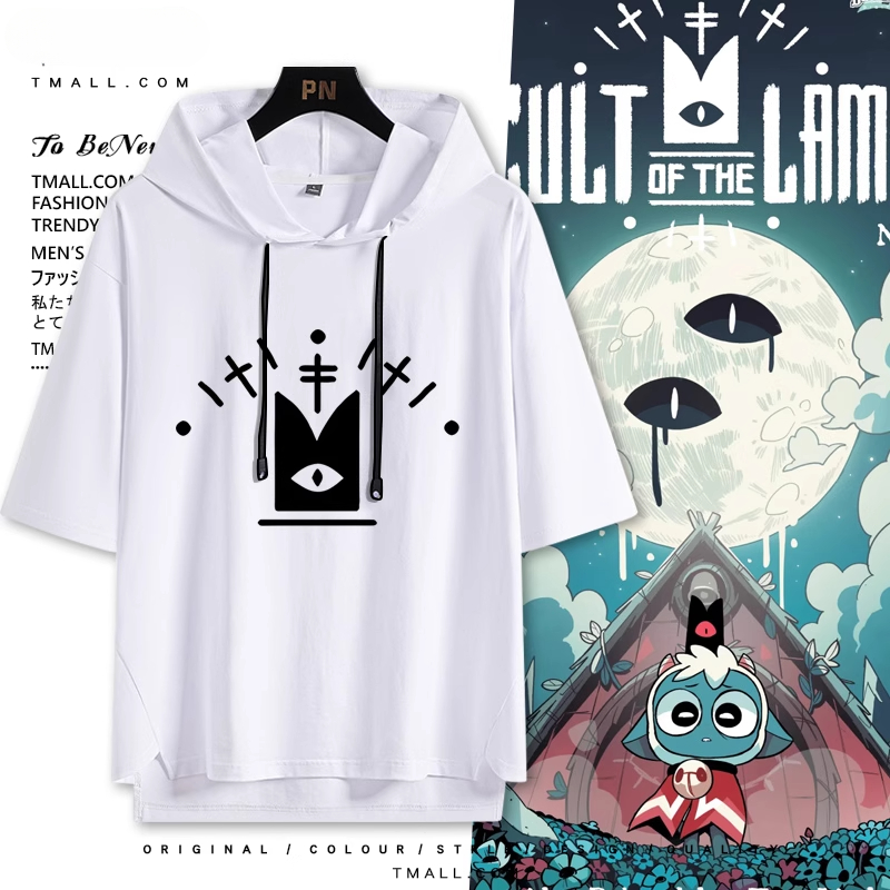 咩咩啓示錄 連帽短袖T恤-GOODTOYSTUDIO