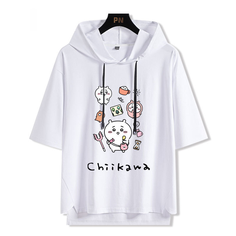 chiikawa 連帽短袖T恤