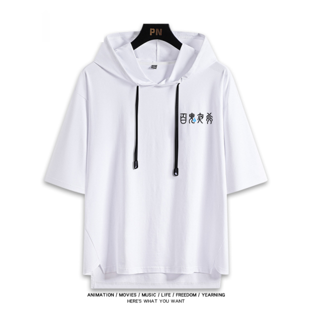 蔚藍檔案 鬼方佳代子 連帽短袖T恤-GOODTOYSTUDIO