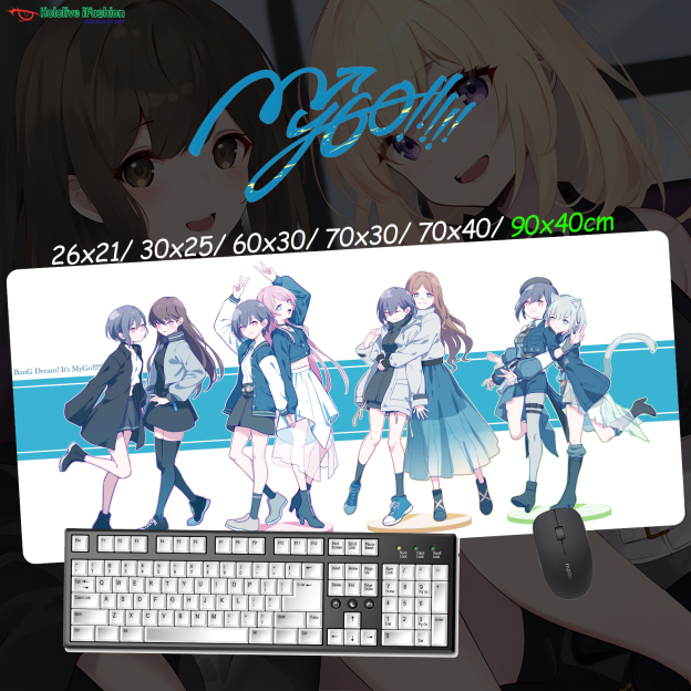 BanG Dream! It's MyGO!!!!! 超大鎖邊主題桌墊 布質滑鼠墊