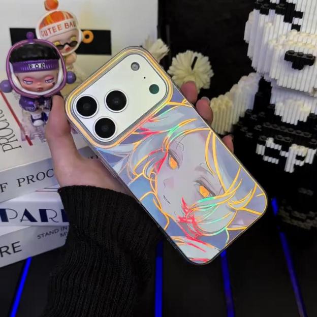 葬送的芙莉蓮極光金漸變手機殼