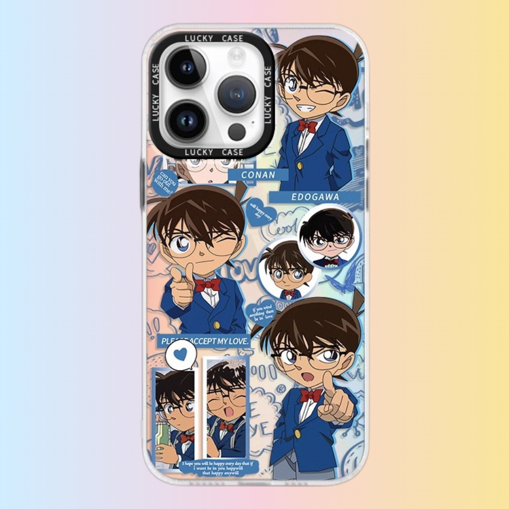 名偵探柯南極光鐳射防摔手機殼-GOODTOYSTUDIO