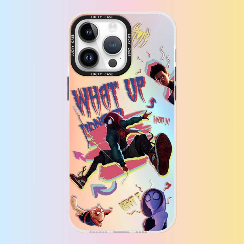 蜘蛛俠極光鐳射防摔手機殼-GOODTOYSTUDIO