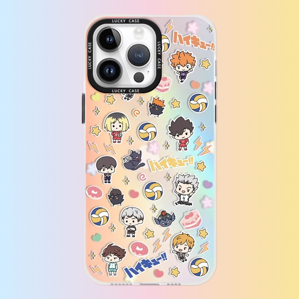 排球少年極光鐳射防摔手機殼-GOODTOYSTUDIO