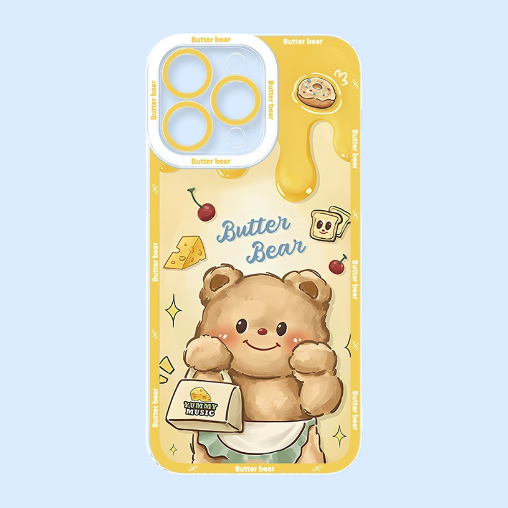 黃油小熊透明防摔軟殼-GOODTOYSTUDIO