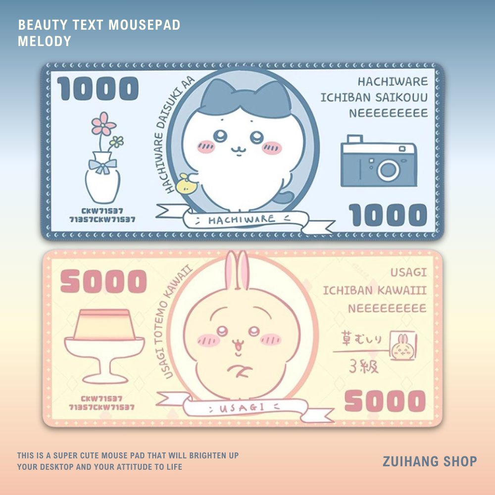 Chiikawa 主題桌墊 布質滑鼠墊-GOODTOYSTUDIO