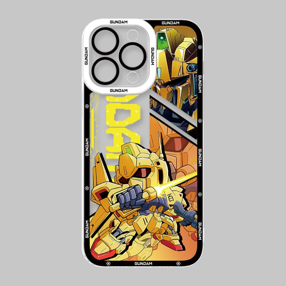 機動戰士鋼彈百式鋼彈Q版天使眼透明手機殼