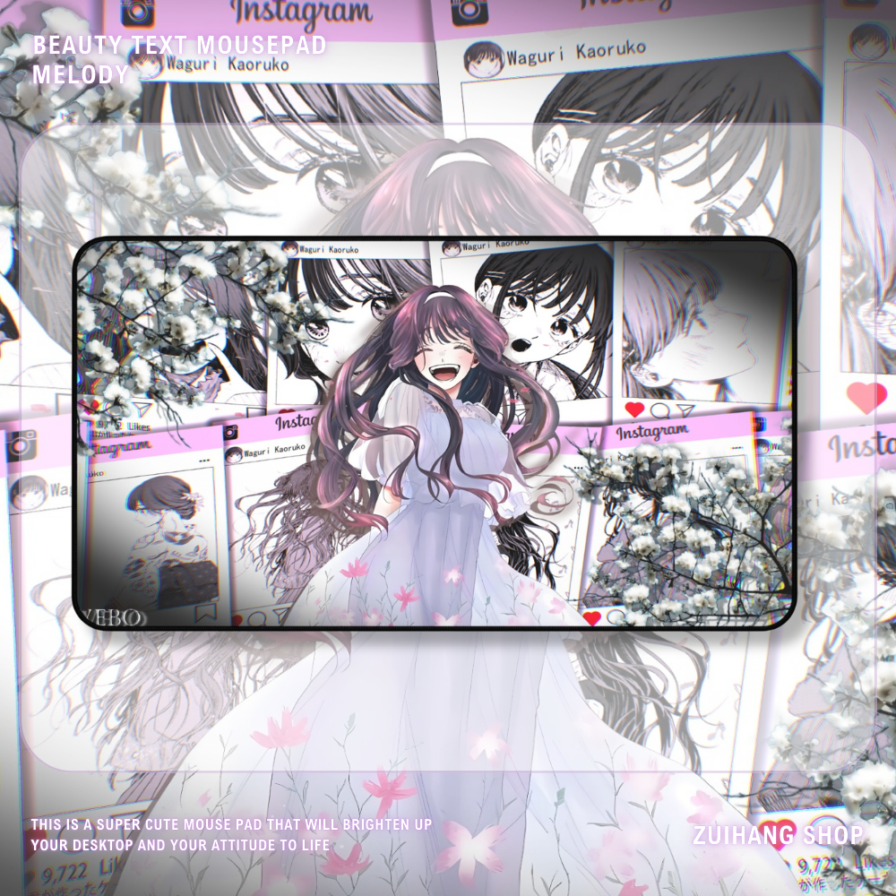 薰香花朵凛然綻放 卡牌桌遊週邊牌墊滑鼠墊