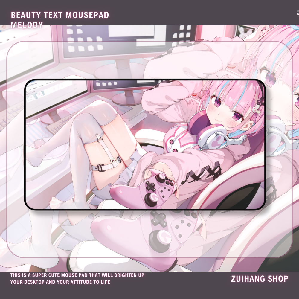 Hololive 虛擬偶像 湊阿庫婭 卡牌桌遊週邊牌墊滑鼠墊