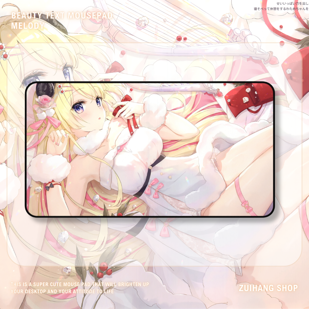 Hololive 虛擬偶像 角卷綿芽 卡牌桌遊週邊牌墊滑鼠墊