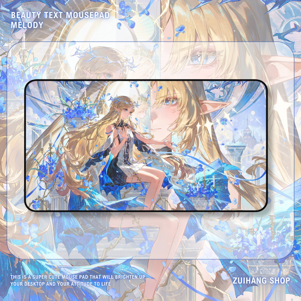 卡提希婭 鳴潮卡牌桌遊週邊牌墊滑鼠墊