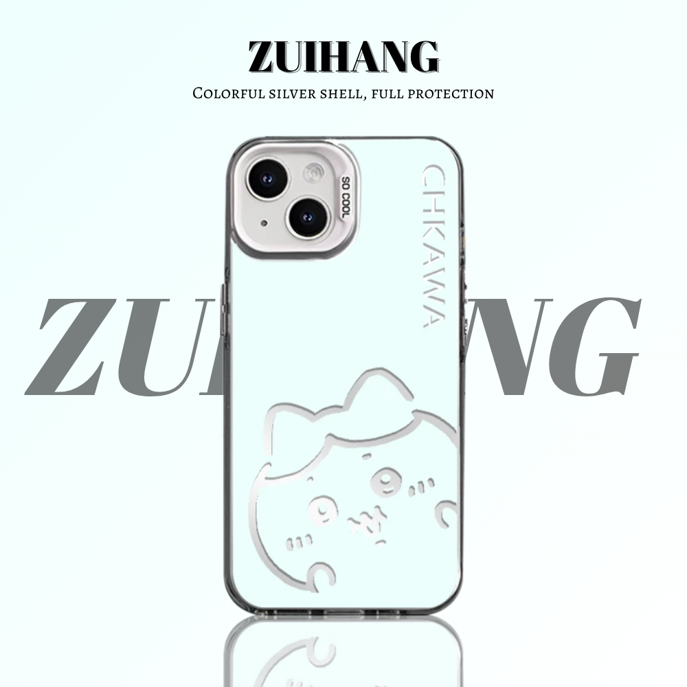 吉伊卡哇彩銀防摔手機殼-CASEZONE