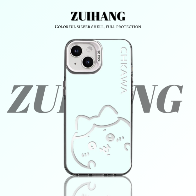 吉伊卡哇彩銀防摔手機殼-CASEZONE