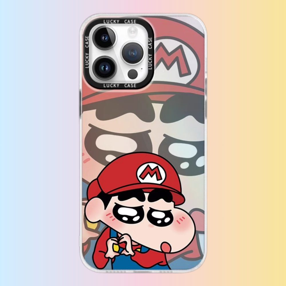 蠟筆小新極光鐳射防摔手機殼-GOODTOYSTUDIO