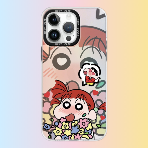 蠟筆小新極光鐳射防摔手機殼-GOODTOYSTUDIO