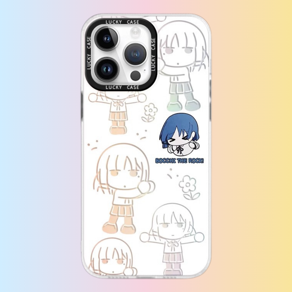 孤獨搖滾極光鐳射防摔手機殼-GOODTOYSTUDIO