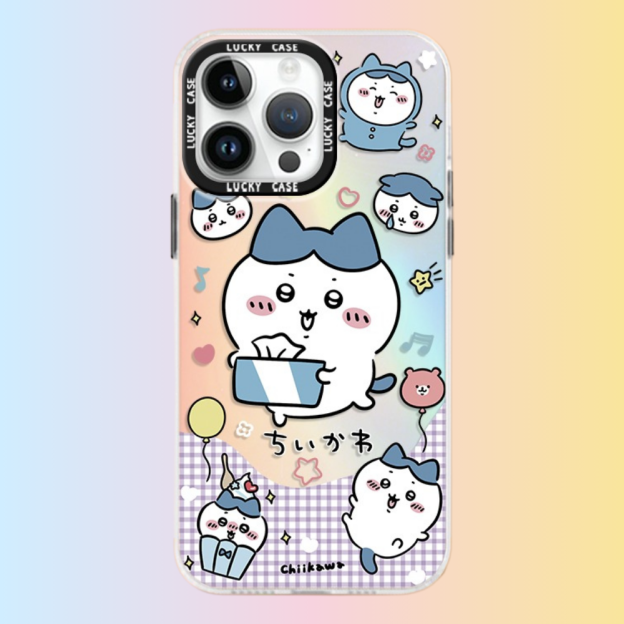 Chiikawa極光鐳射防摔手機殼-GOODTOYSTUDIO