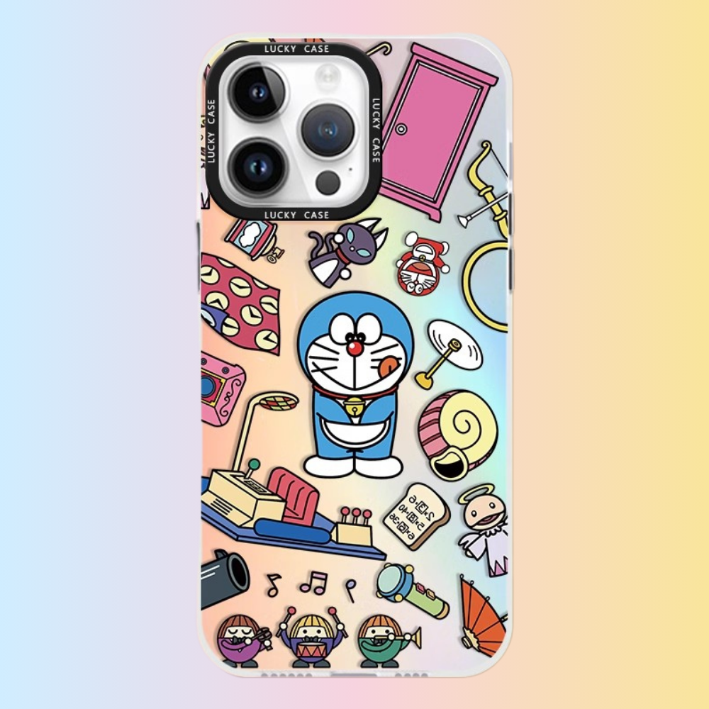 哆啦A夢極光鐳射防摔手機殼-GOODTOYSTUDIO
