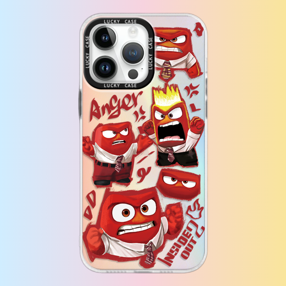 腦筋急轉彎極光鐳射防摔手機殼-GOODTOYSTUDIO