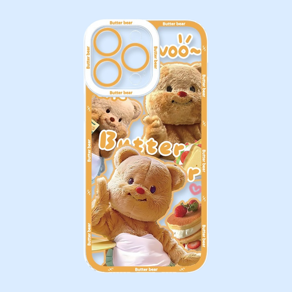 黃油小熊透明防摔軟殼-GOODTOYSTUDIO