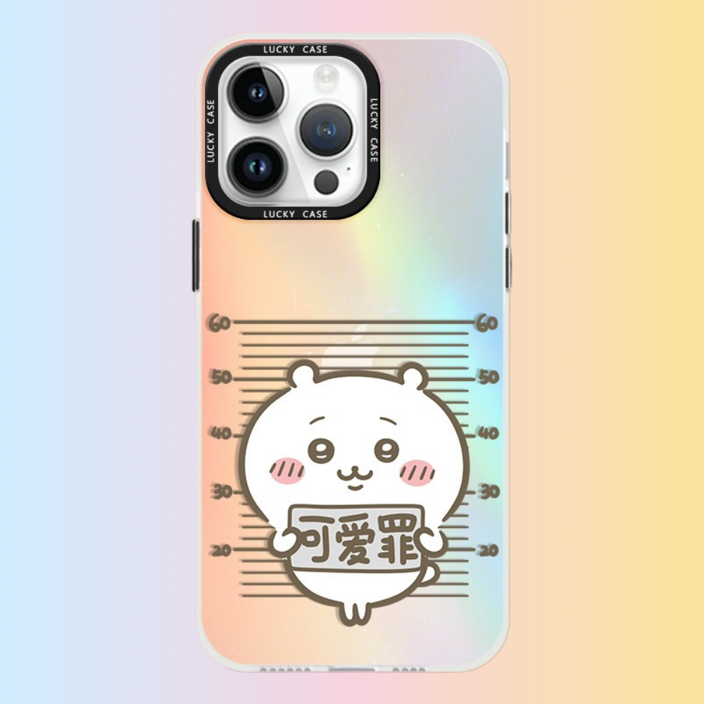 Chiikawa極光鐳射防摔手機殼-GOODTOYSTUDIO