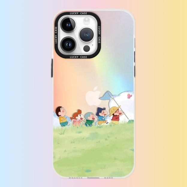 蠟筆小新極光鐳射防摔手機殼-GOODTOYSTUDIO