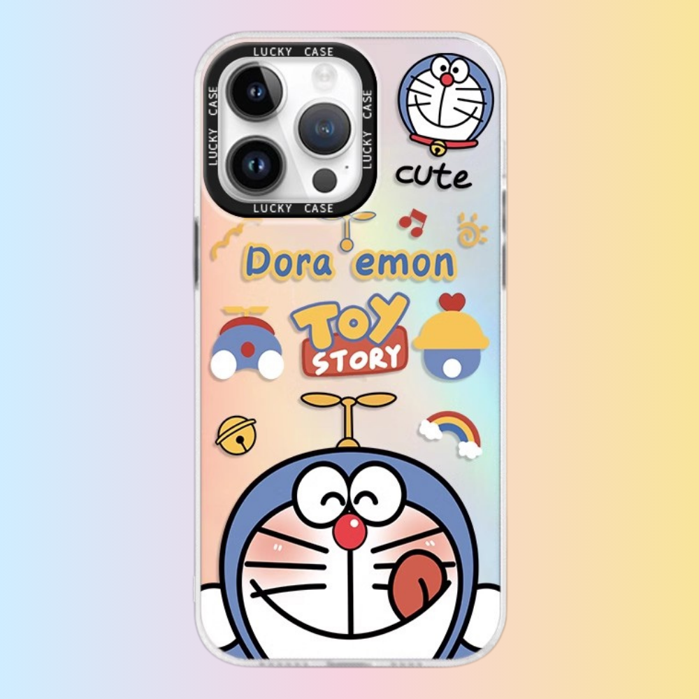 哆啦A夢極光鐳射防摔手機殼-GOODTOYSTUDIO
