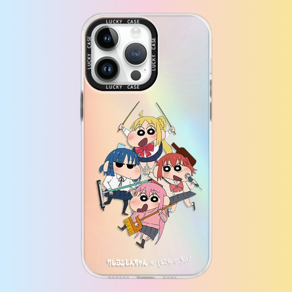 蠟筆小新極光鐳射防摔手機殼-GOODTOYSTUDIO