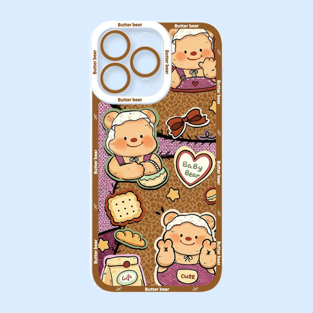 黃油小熊透明防摔軟殼-GOODTOYSTUDIO