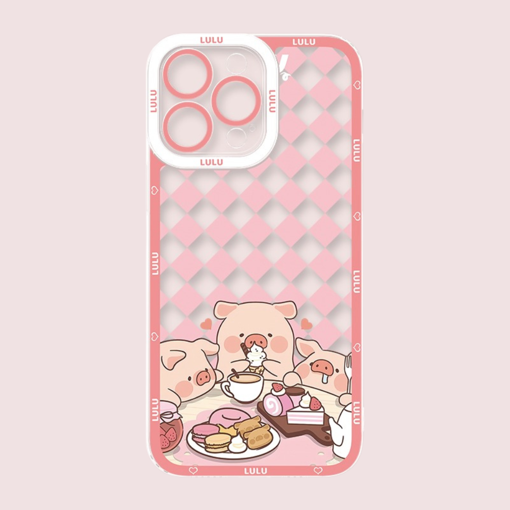 罐頭豬LuLu天使眼透明防摔軟殼-ZUIHANG SHOP